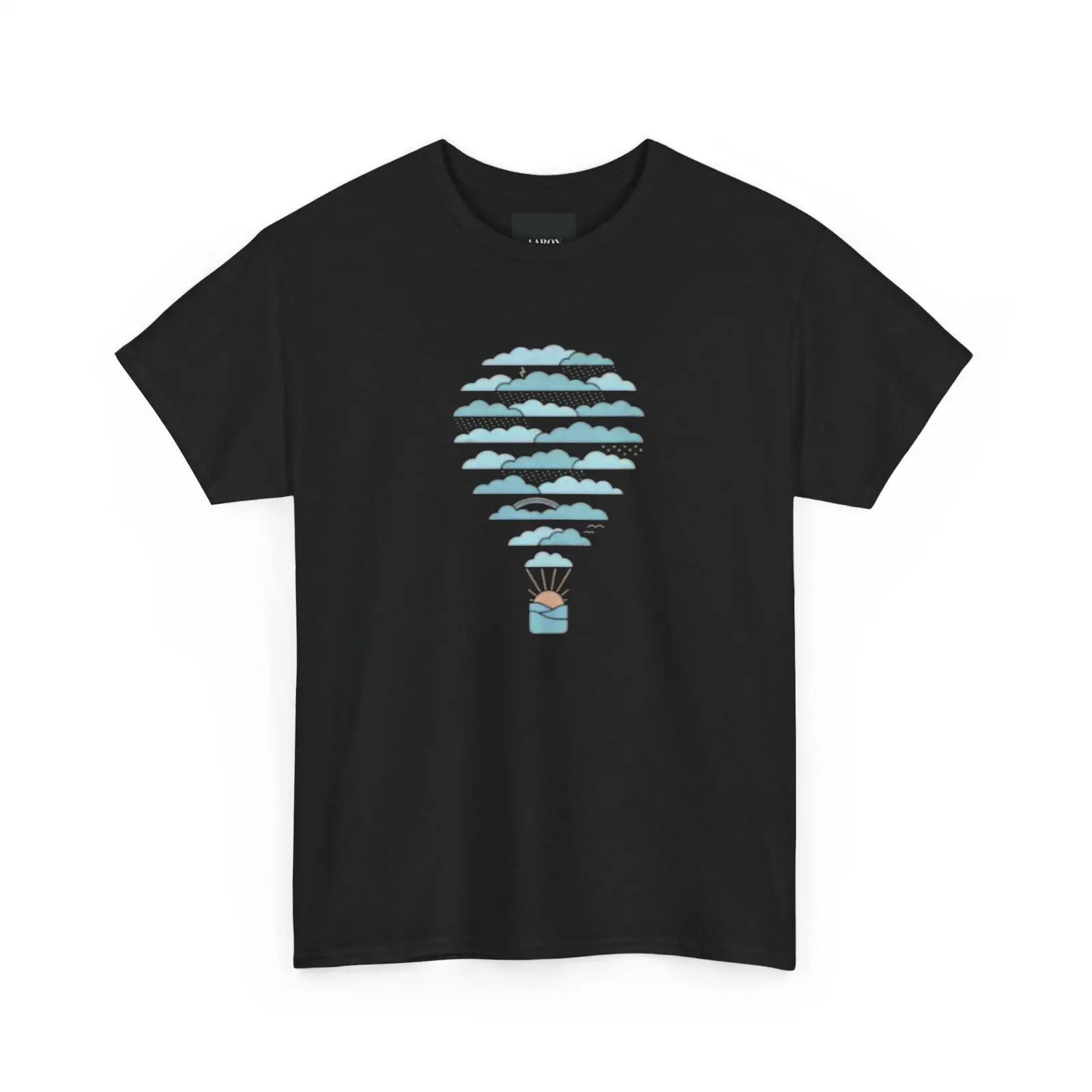 Men'S Fashion For Hot Weather - T-shirt Pallone Meteorologico: Abbigliamento Vintage Morbido