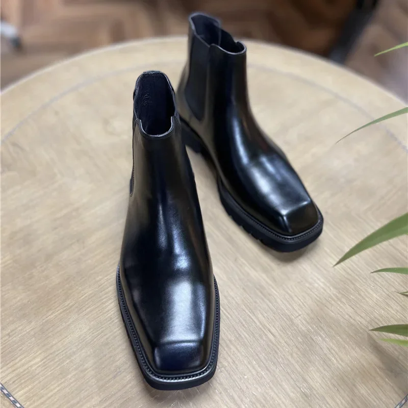 Men Fashion Elegant - Eleganti stivali da uomo in vera