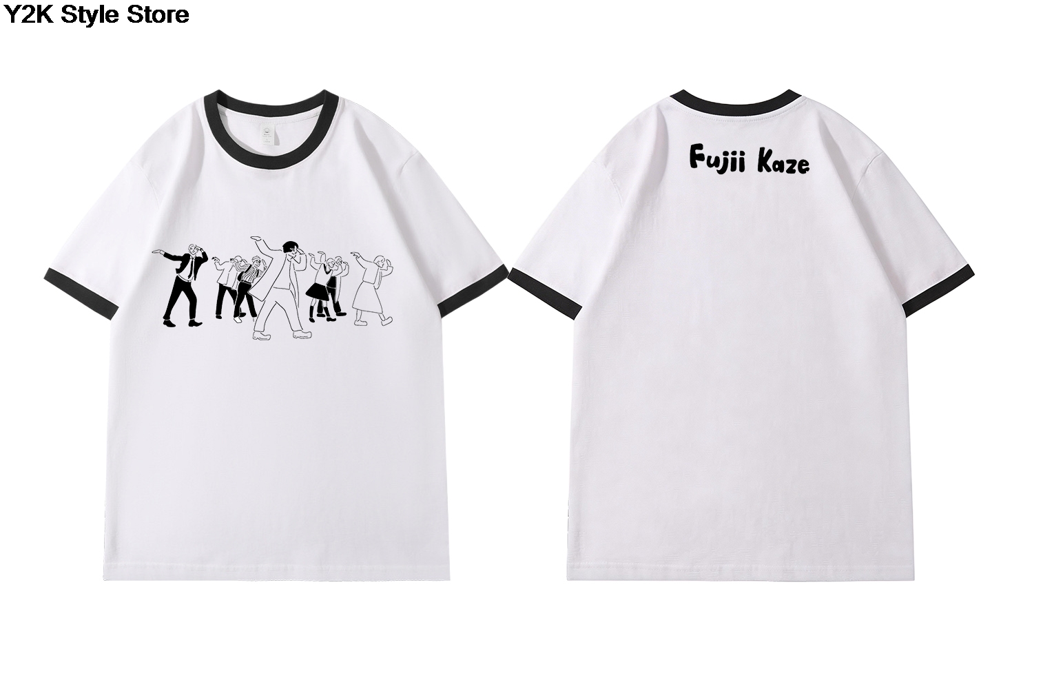 Mens Fashion Dress Shirts - Fujii Kaze / ふじい かぜ T-shirt