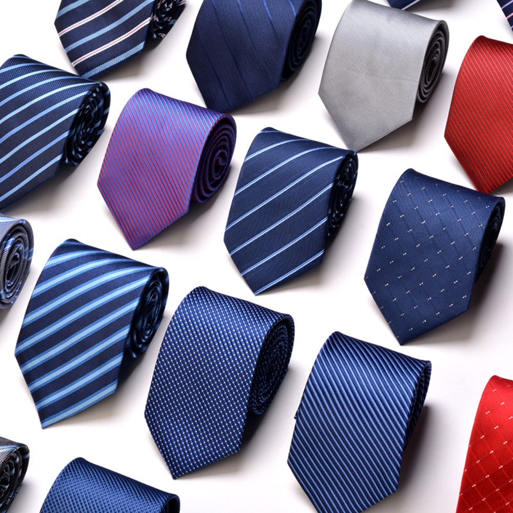 Mens Fashion Dress Shirts - Cravatta classica a righe da uomo,