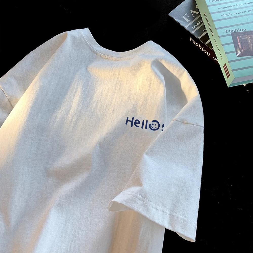Men'S Fashion Line - T-Shirt Unisex in Puro Cotone a
