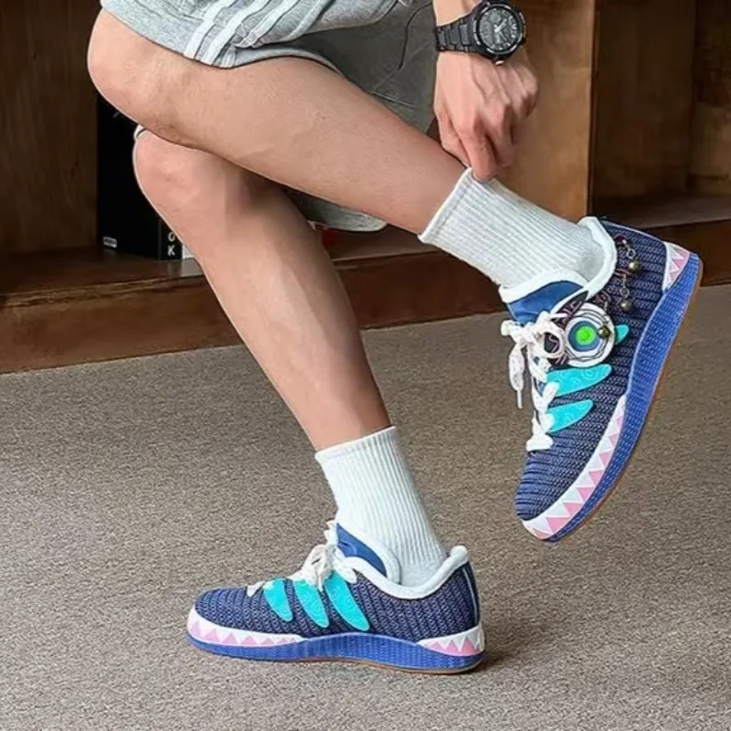 Mens Fashion Trainers 2025 - Primavera Moda Arancione Scarpe da ginnastica