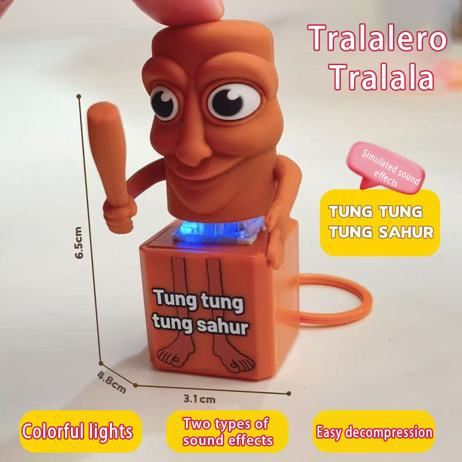 Men Fashion Key - Nuovo Tralalero Tralala Tungtung Portachiavi con