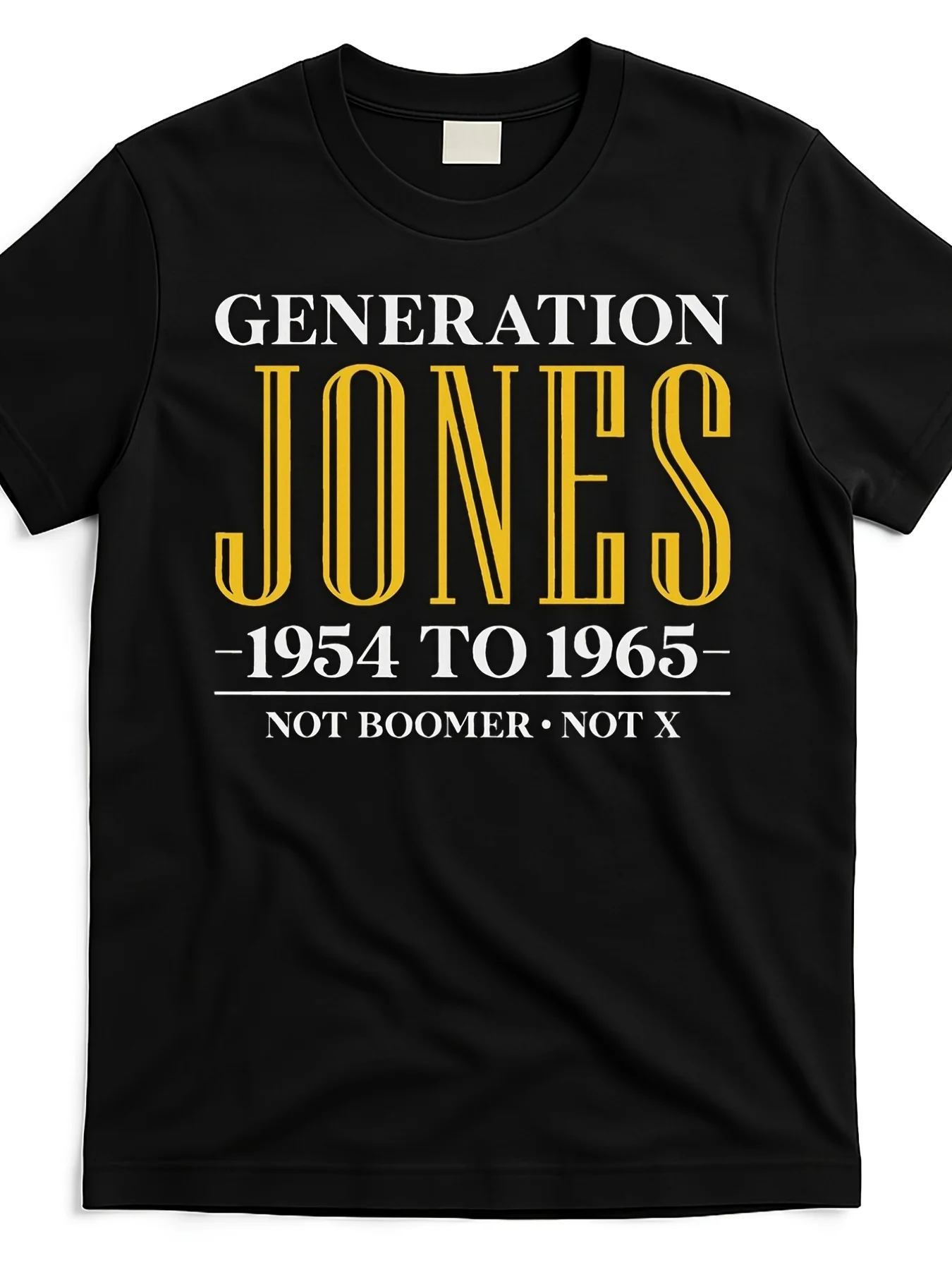 Mens Fashion Style Images - T-shirt Generation Jones 1954-1965 Not Boomer