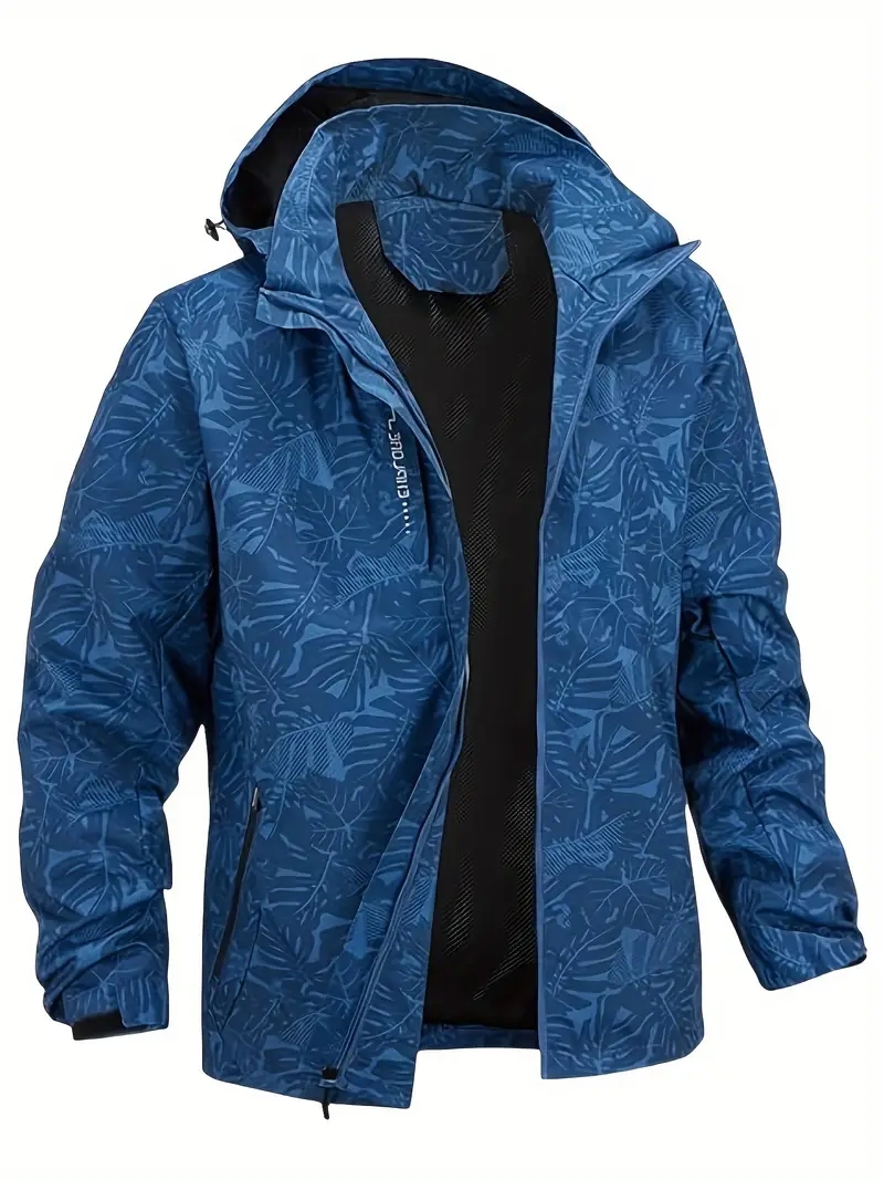 Windbreaker Men Zip - Giacca a vento impermeabile leggera casual