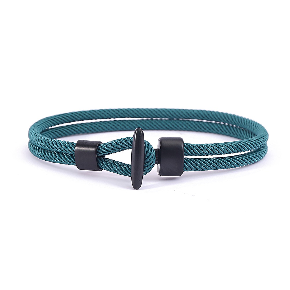 Milan Men'S Fashion - Bracciale a doppia corda in corda