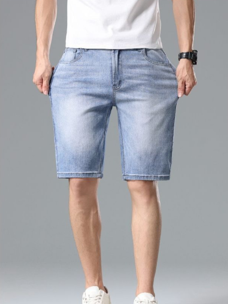 Men'S Fashion For Hot Weather - Pantaloncini in denim da uomo alla