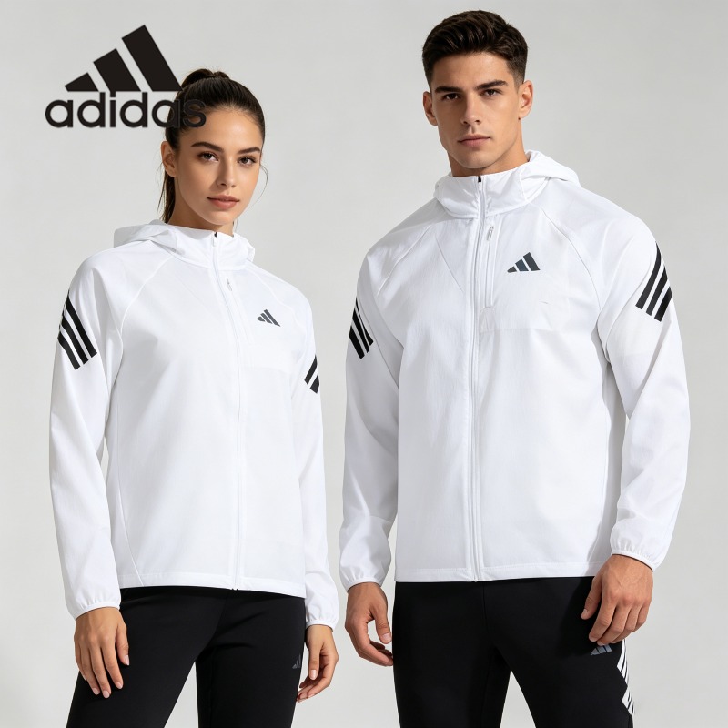 Windbreaker Men Zip - Giacca a vento Adidas in tessuto