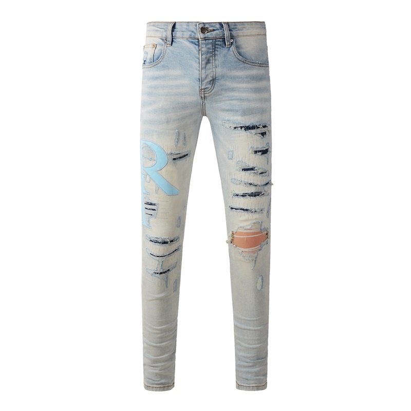 Skinny Jeans Ripped - Jeans da Uomo di Marca Americana
