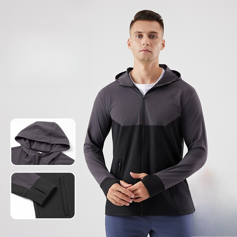 Windbreaker Men Zip - Giacca a vento primaverile leggera con