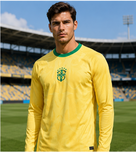 Men'S Fashion Tips - Maglia da Calcio a Maniche Lunghe