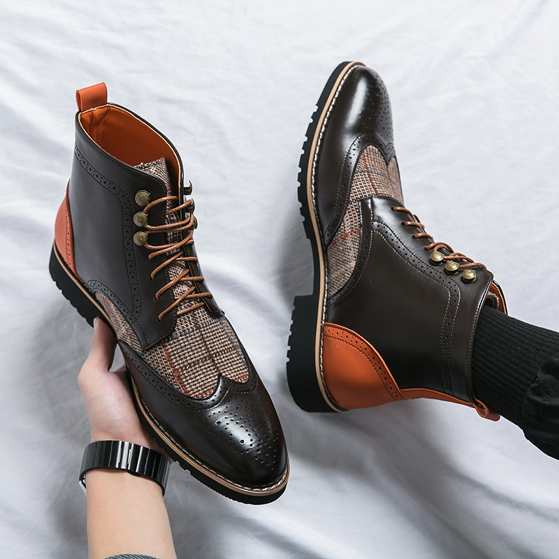 Mens Fashion Combat Boots - Stivali da combattimento all'aperto alla moda