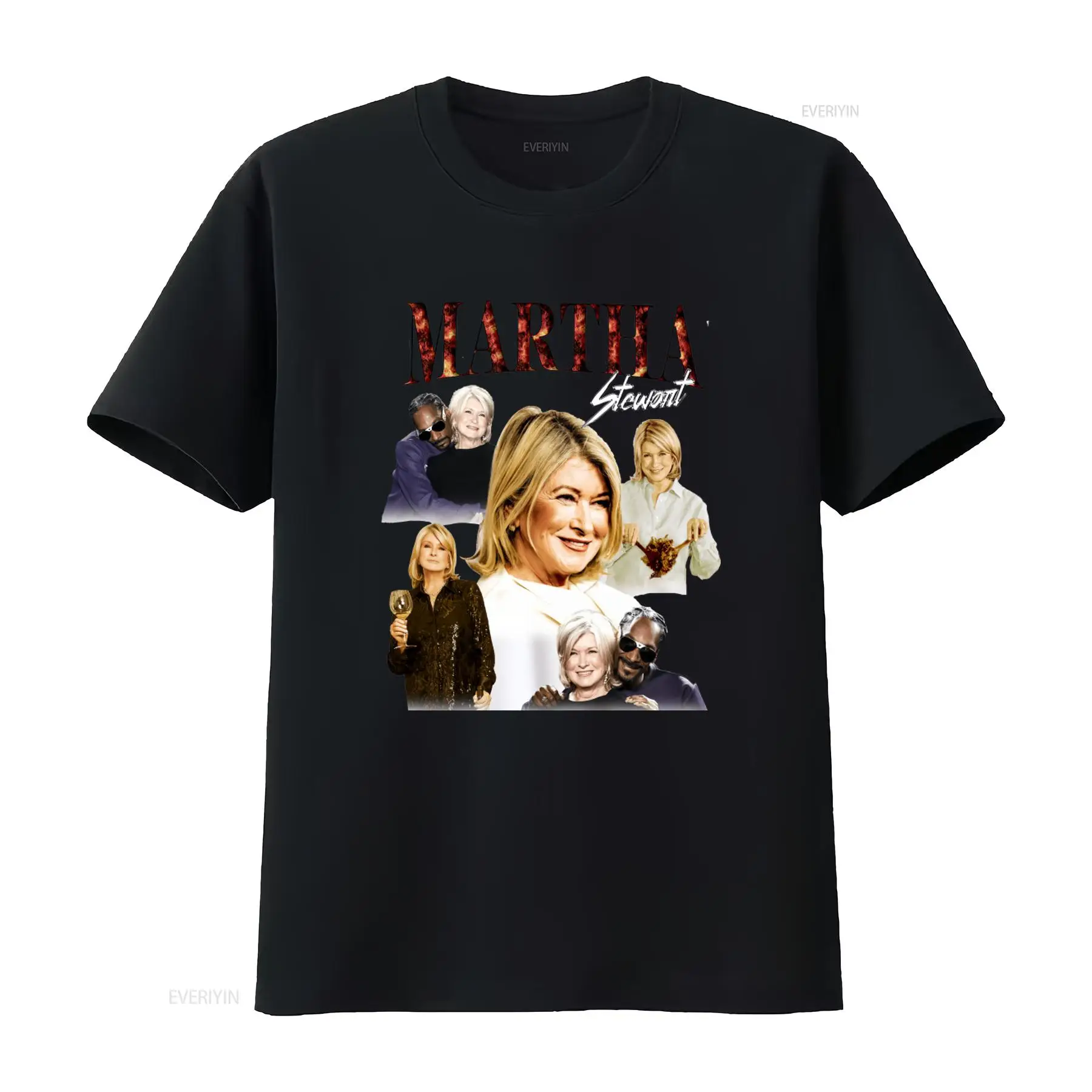 Mens Fashion Style Images - Maglietta Bootleg Anni '90 Martha Stewart