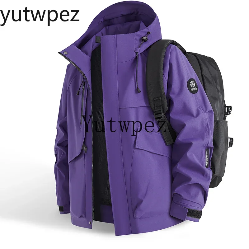 Windbreaker Men Zip - Giacca Impermeabile da Ciclismo e Campeggio