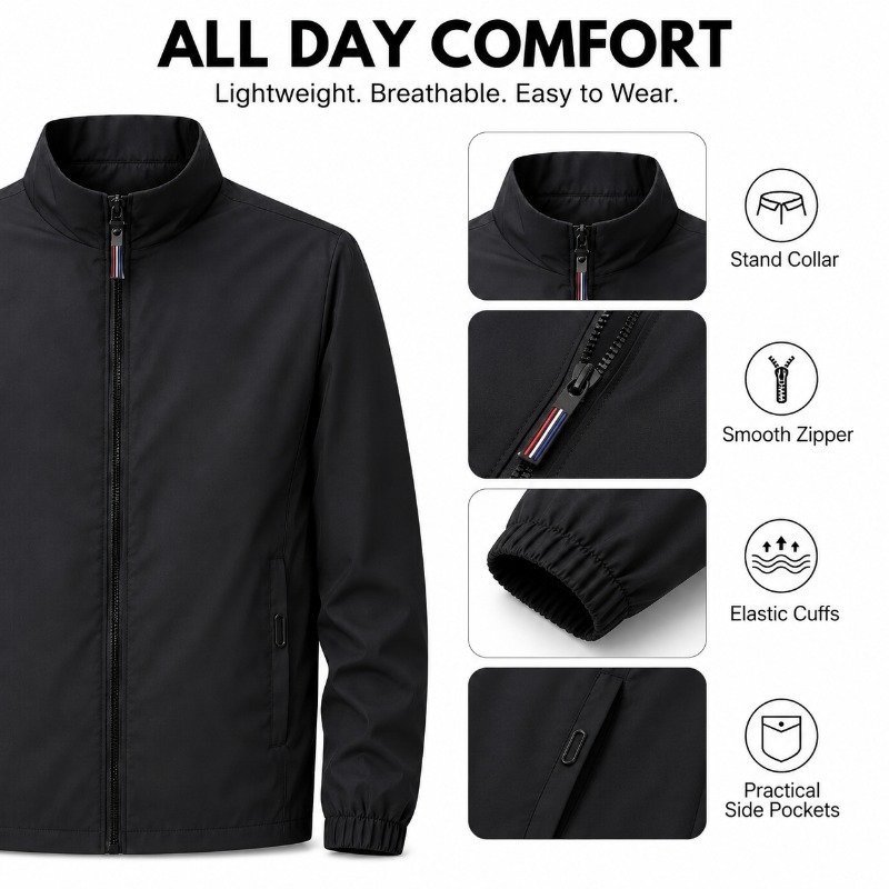 Giacca antivento leggera da uo - Windbreaker Men Zip recensione e prezzo