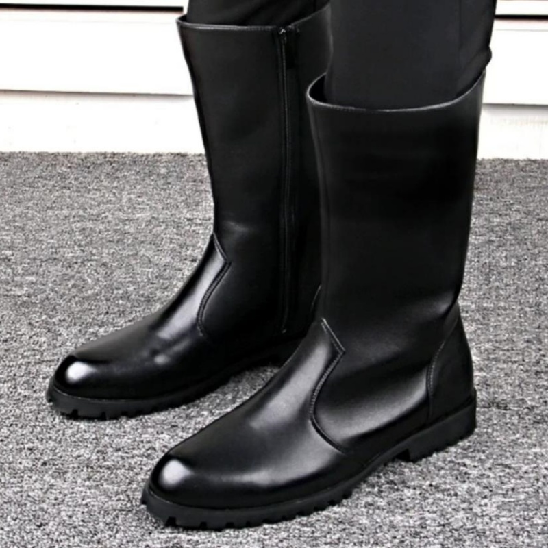 Stivali da moto in vera pelle  - Mens Fashion Combat Boots recensione e prezzo