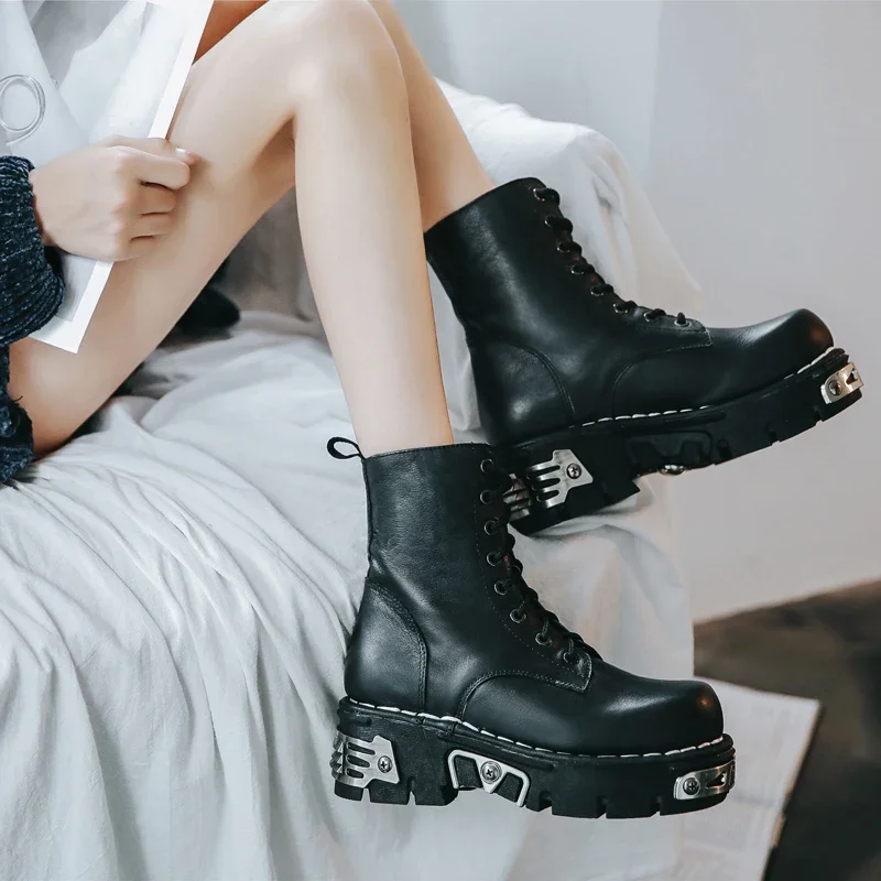 Nuovi Stivali da Moto in Vera  - Mens Fashion Combat Boots recensione e prezzo