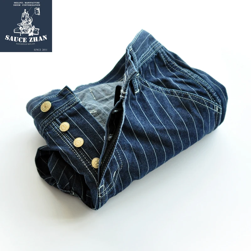Saucezhan Jeans a Righe da Uom - Skinny Jeans Ripped recensione e prezzo