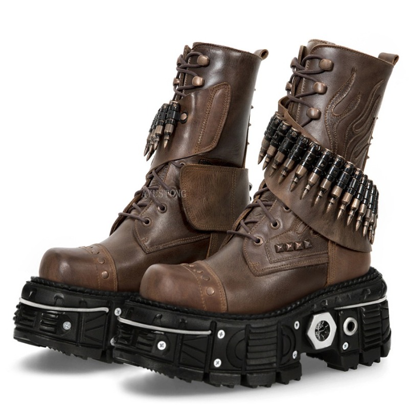 Moda nuova suola spessa rivett - Mens Fashion Combat Boots recensione e prezzo