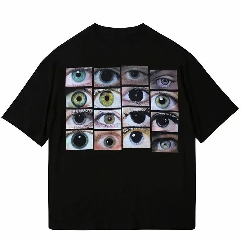 T-shirt con Stampa Occhi Stile - Mens Fashion Dress Shirts recensione e prezzo