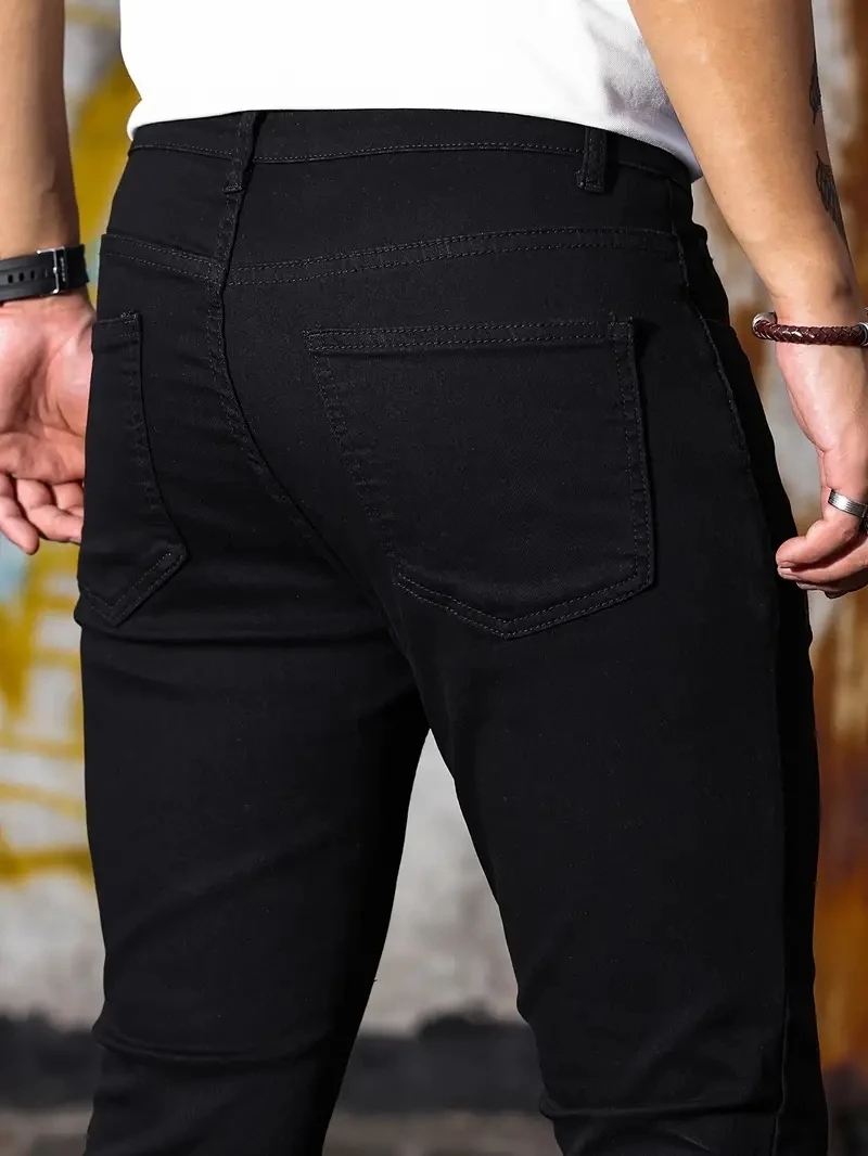 Jeans da Uomo Blu Cielo e Neri - Skinny Jeans Ripped recensione e prezzo