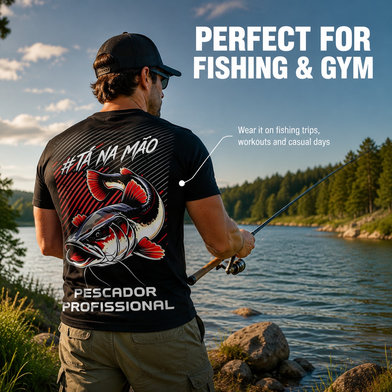T-shirt girocollo da pescatore - Mens Fashion Style Images recensione e prezzo