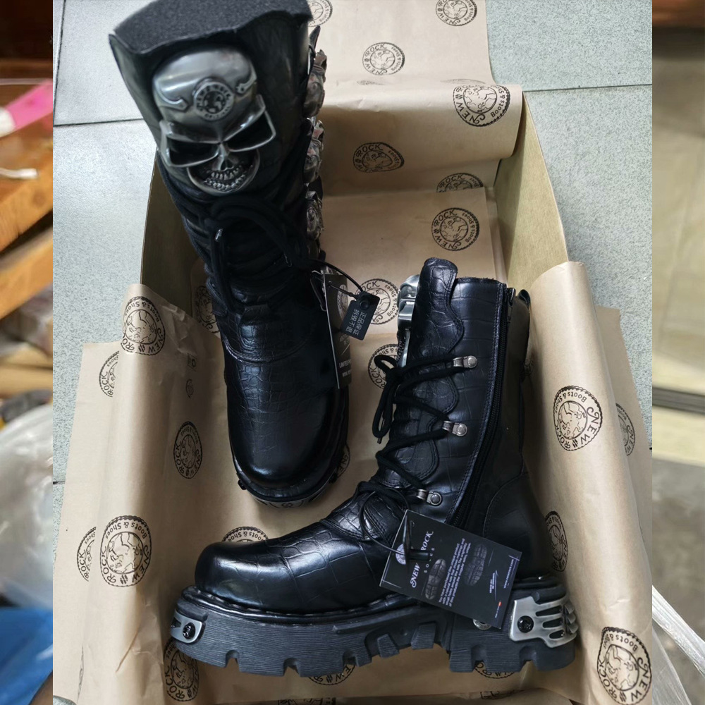 Stivali da Moto da Uomo in Ver - Mens Fashion Combat Boots recensione e prezzo