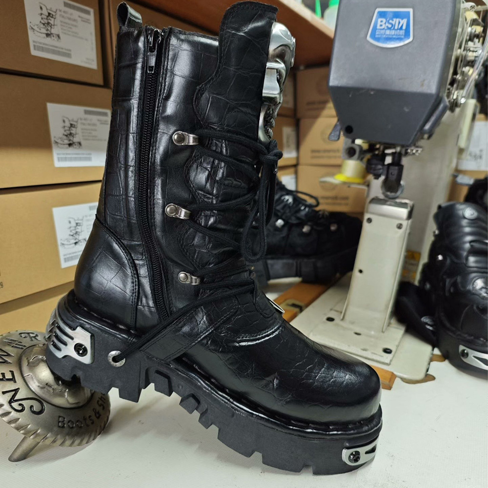 Stivali da Moto da Uomo in Ver - Mens Fashion Combat Boots recensione e prezzo