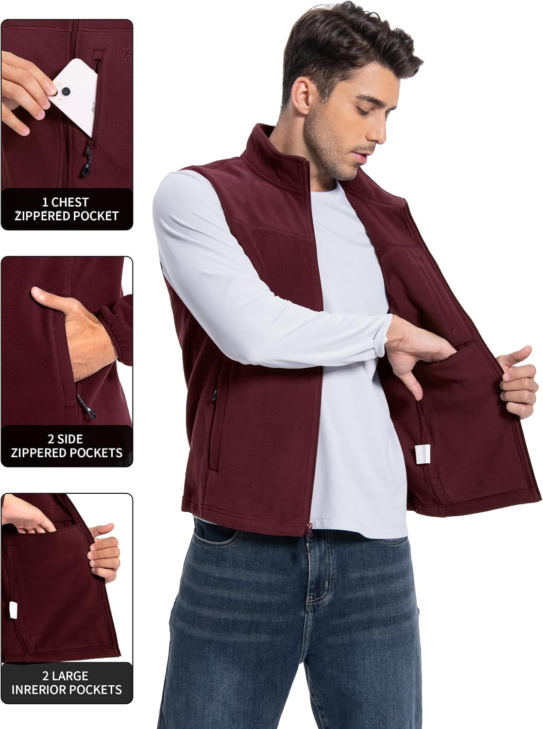 Gilet in pile Pioneer Camp da  - Windbreaker Men Zip recensione e prezzo