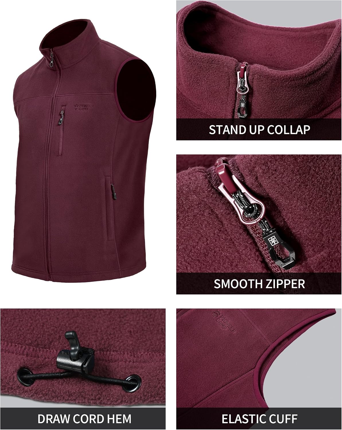 Gilet in pile Pioneer Camp da  - Windbreaker Men Zip recensione e prezzo