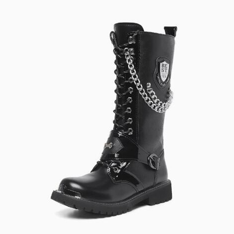 Stivali da Moto da Uomo alla M - Mens Fashion Combat Boots recensione e prezzo
