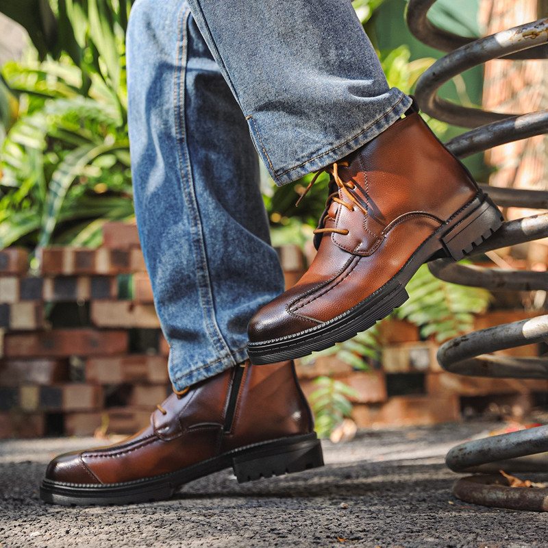Scarpe da Uomo di Lusso Firmat - Mens Fashion Combat Boots recensione e prezzo